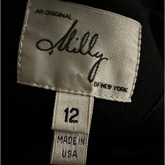 Milly Bateau Neckline Knee-Length Dress size 12 - Picture 13 of 14